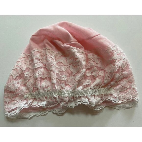 Vintage Turban Style Lace and Cotton Sleep Hat - Baton Rogue Louisiana - Picture 3 of 4
